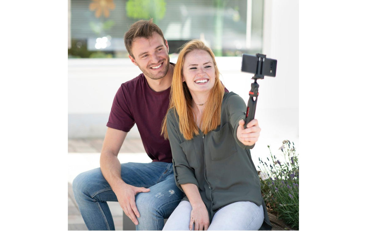 Hama Solid Mini-Stativ – 3-Bein, höhenverstellbar 16–19 cm, 1/4" Gewinde – für Smartphones (5,9–9,0 cm), Digit
