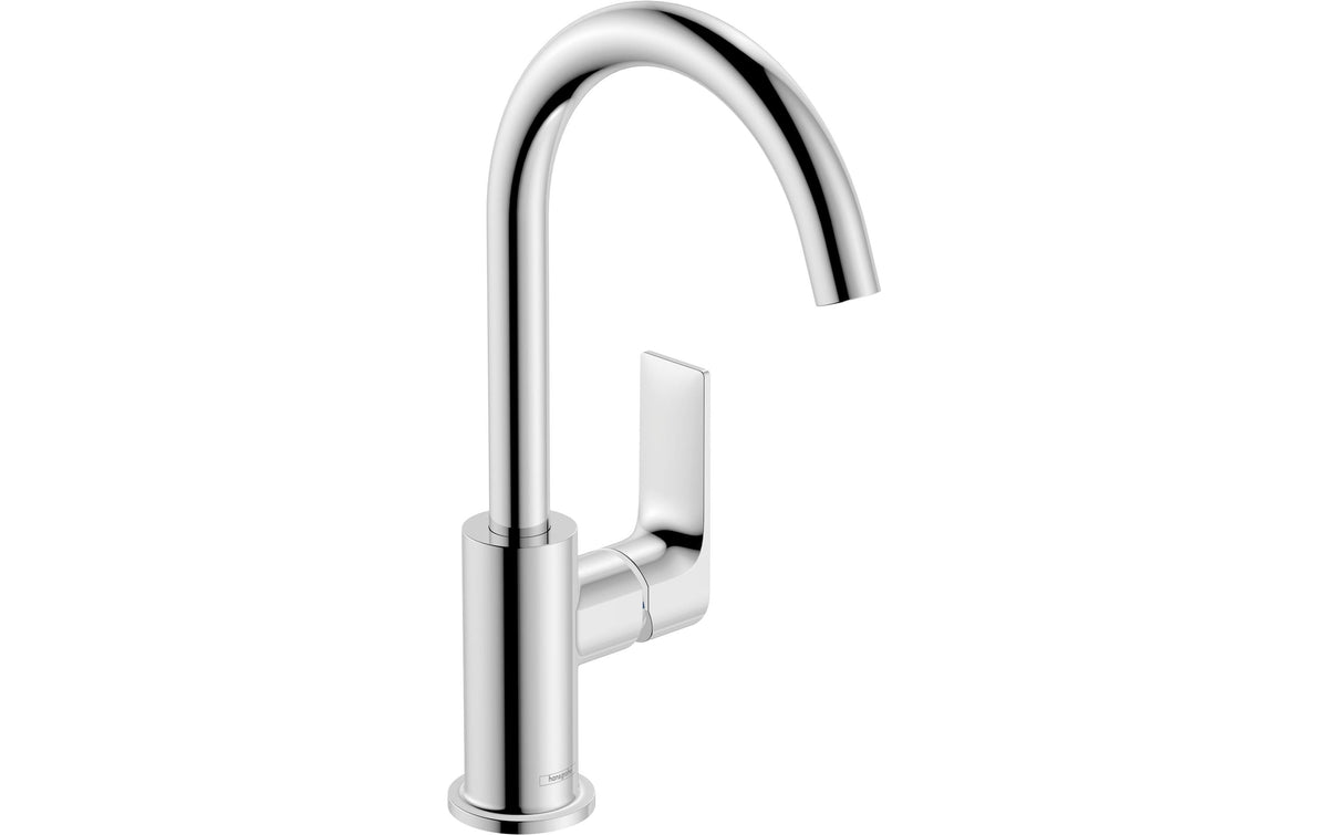 Hansgrohe Badebatterie – Einhebelmischer, Keramik/Kunststoff/Messing, Chrom