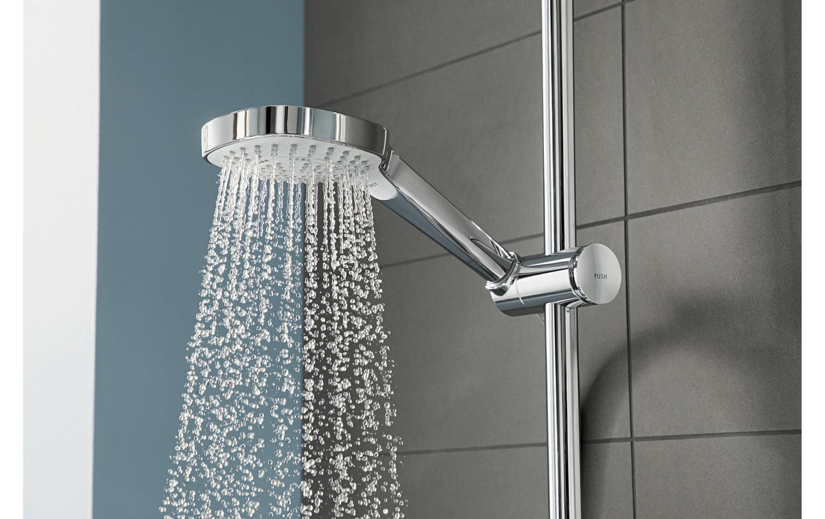 Hansgrohe Handbrause Croma Select E 110 – 11×18,1×21 cm, Kunststoff/Chrom, Wandmontiert, Weiss