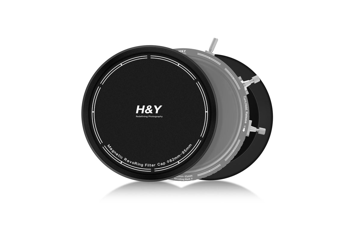 H&Y RevoRing Filteradapter – Aluminium, für 82–95 mm Filtergewinde