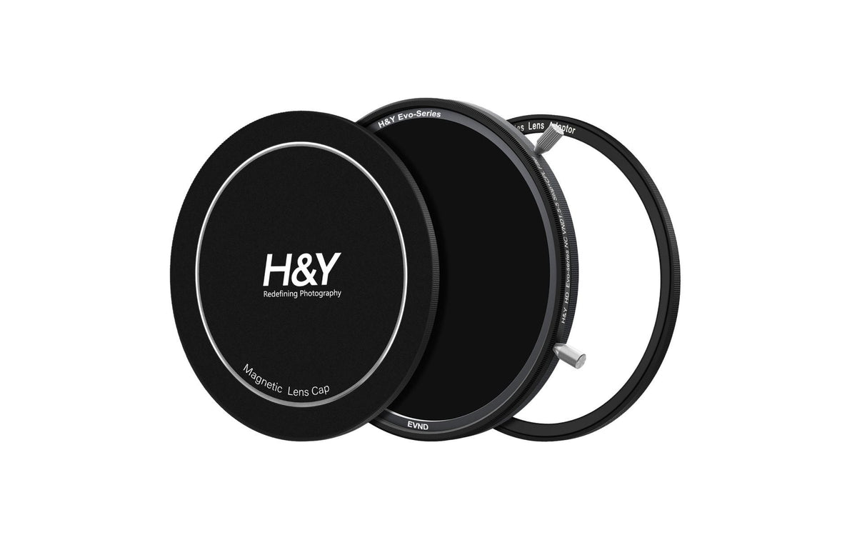 H&Y HD EVO Variabler ND-Filter-Kit – ND 1,5–5 Blendenstufen – für 82 mm Filtergewinde