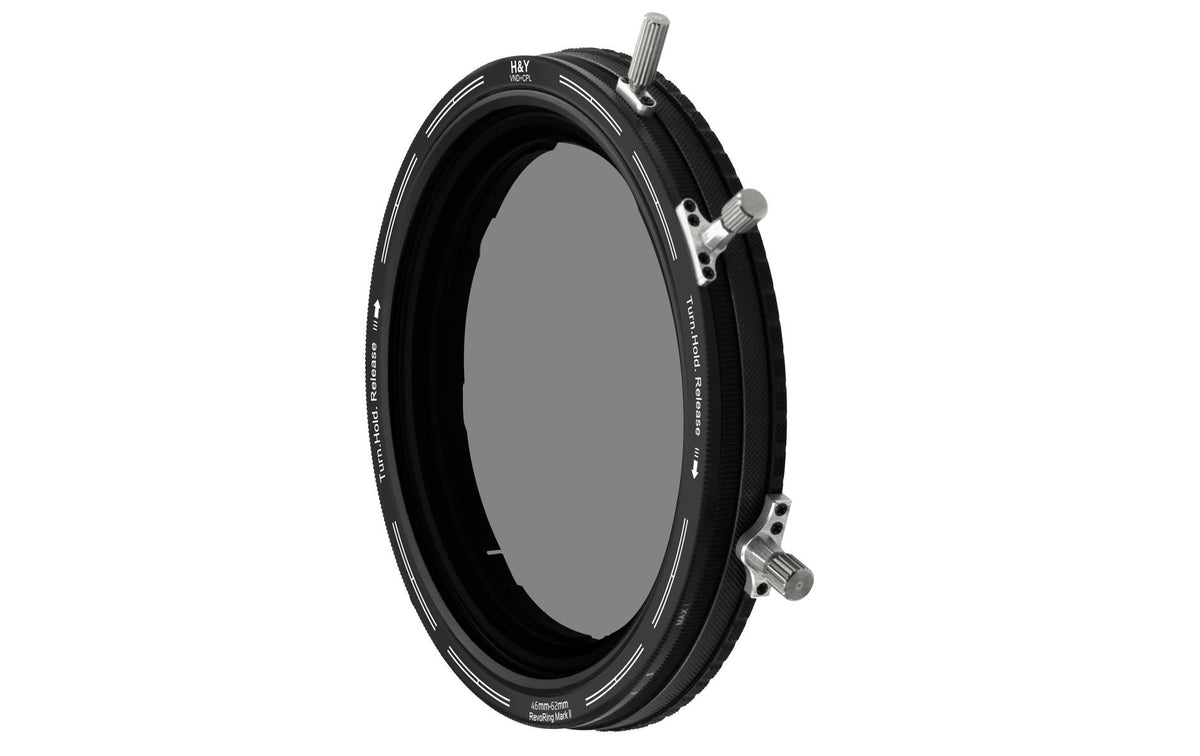 H&Y RevoRing Mark II Filteradapter – ND3–1000, CPL – für Objektive 46–62 mm