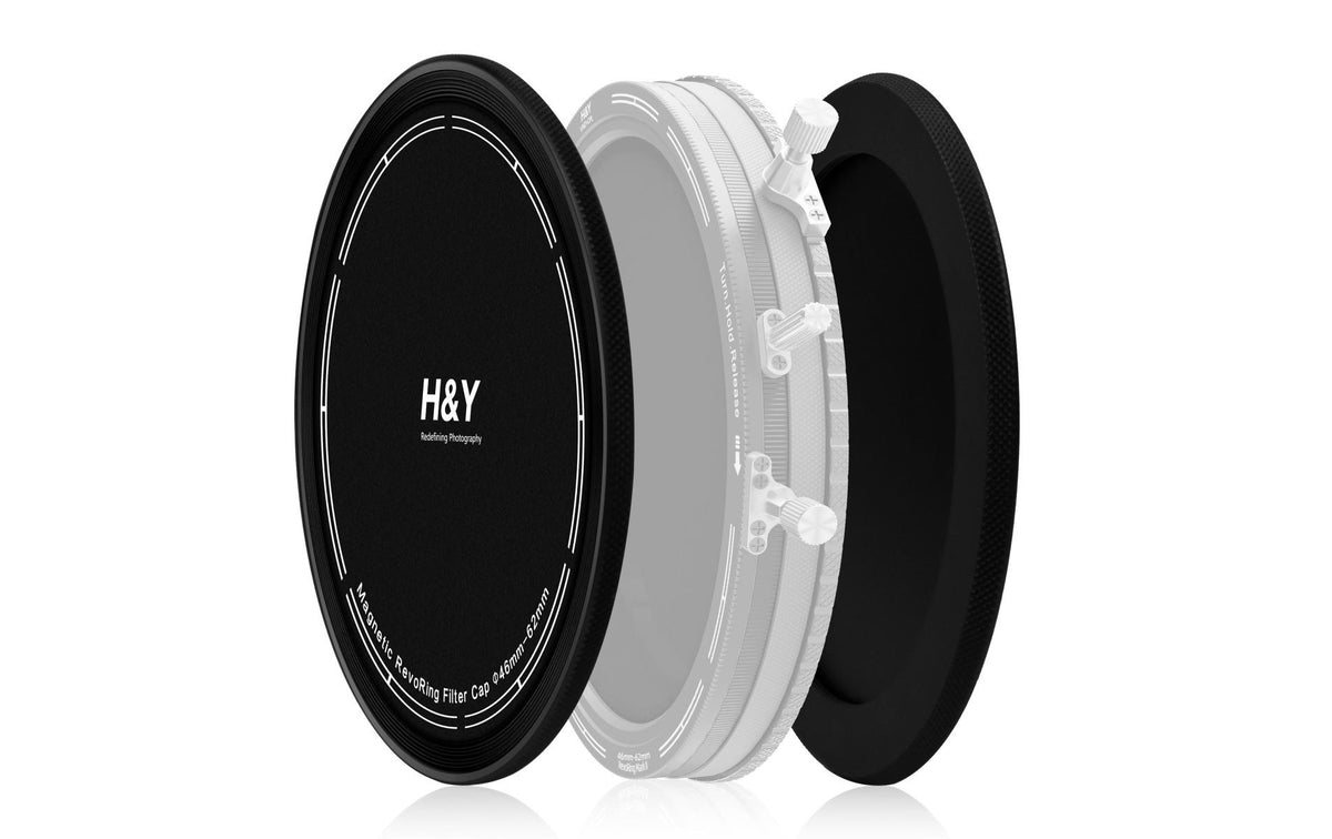 H&Y RevoRing Filteradapter – 46–62 mm, 62 mm Filtergewinde, Aluminium – für H&Y RevoRing 46–62 mm