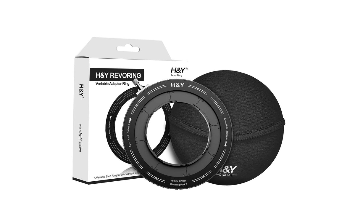 H&Y RevoRing Mark II Filteradapter – variabel 46–62 mm – für 67 mm Filter