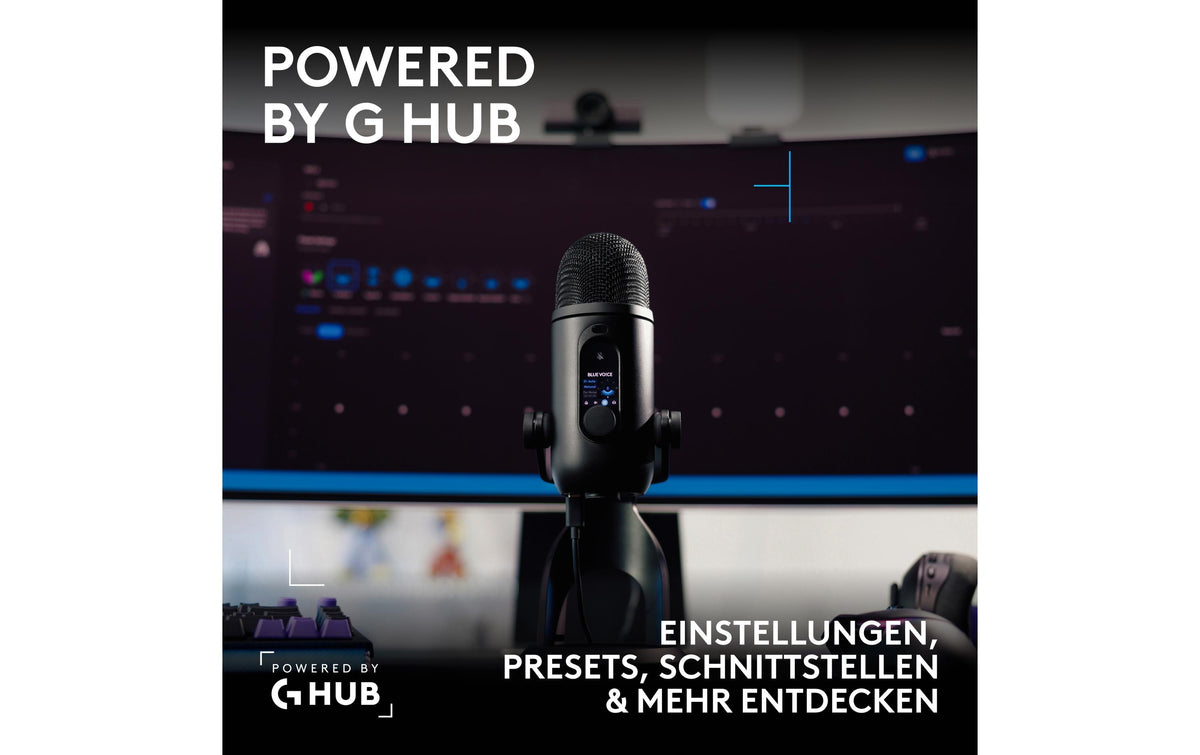 Logitech Yeti 2 – Tischmikrofon – Schwarz