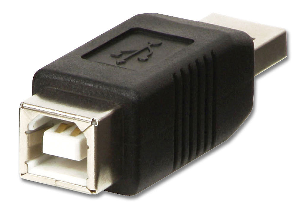 Lindy USB-A (Stecker) auf USB-B (Buchse) Adapter