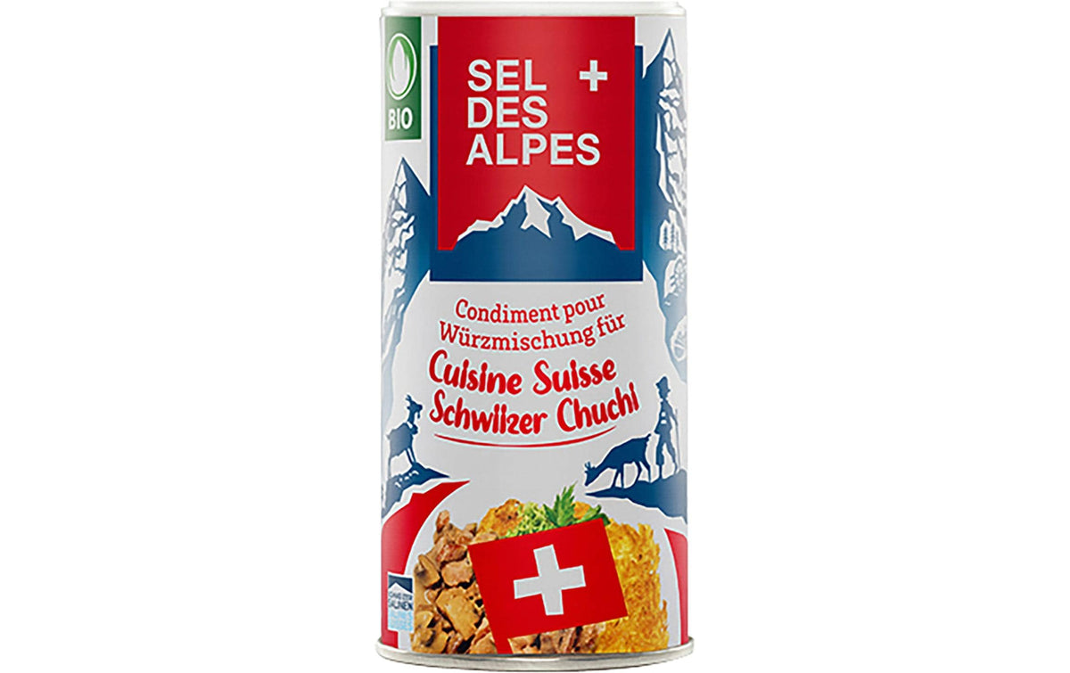 Schweizer Salinen Gewürzmischung Schwiizer Chuchi, Bio – 200 g