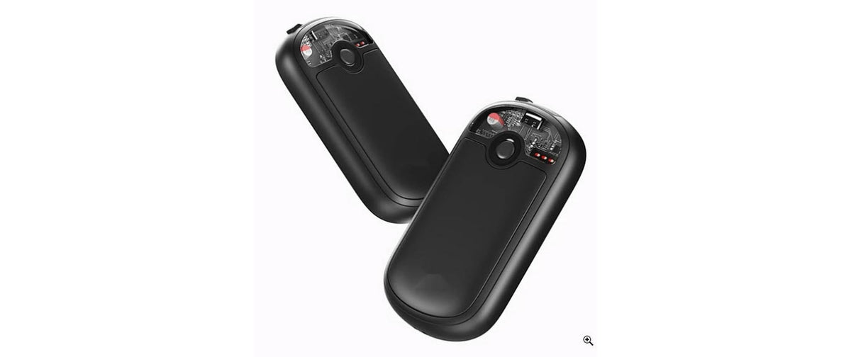 Ftm Handwärmer Set – bis 53 °C, 2'000 mAh – Einheitsgrösse – Schwarz