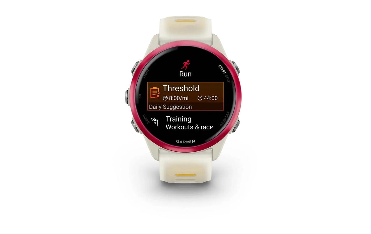 Garmin Forerunner 570 42 mm GPS – Aluminium, Sportarmband, Weiss, 50 m, für Android, iOS
