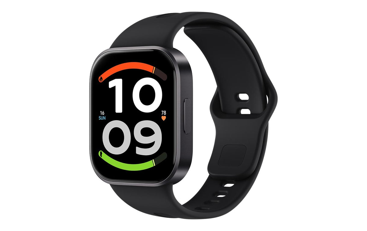 Xiaomi Redmi Watch 6 Active 46 mm GPS – Aluminium Schwarz, Sportband Schwarz, 50 m, für iPhone