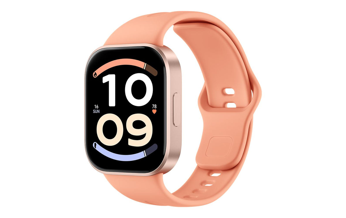 Xiaomi Redmi Watch 6 Active 46 mm GPS – Aluminium Gold, Sportarmband, Orange, 50 m, für iPhone