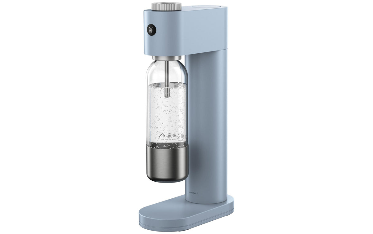 WMF Wassersprudler Element One – 1 l Zylinder, 1 Flasche im Lieferumfang – Blau