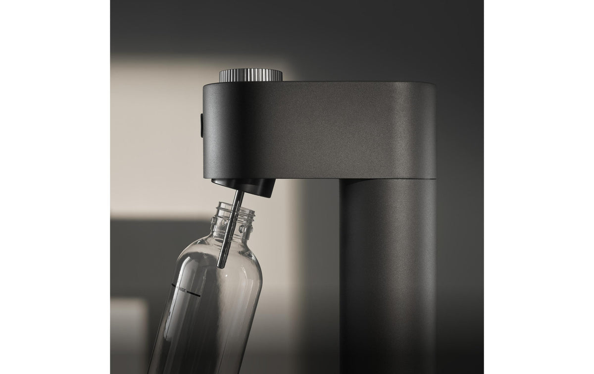 WMF Wassersprudler Element One – Edelstahl, Kunststoff, Grau