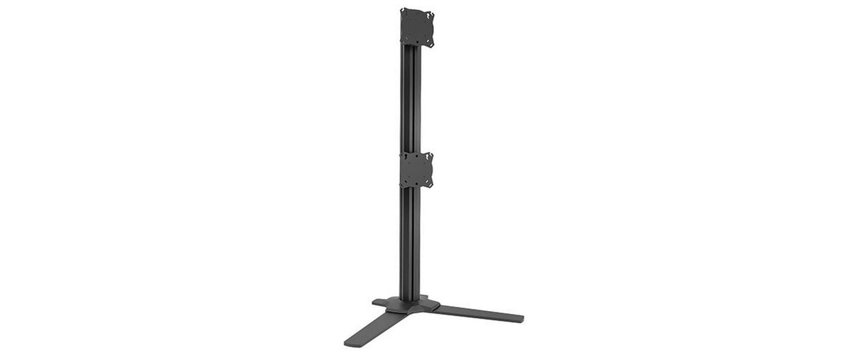 Chief K3F120B – Bodenständer – 2 Monitore – bis 30" – VESA 75×75/100×100 mm – bis 7 kg/Monitor