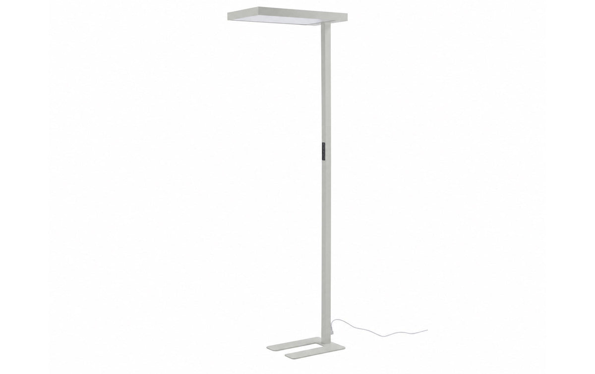 Office focus Stehleuchte LYS 9000 – 9000 lm, 4000 K, dimmbar, 197 cm – Grau