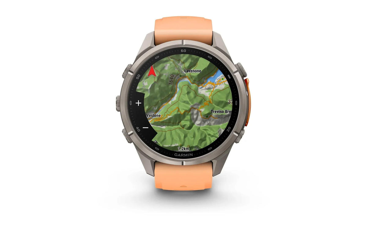 Garmin Fenix 9 Pro 43 mm GPS + Cellular – Titan, Shell Pink, 100 m, für Android, iPhone
