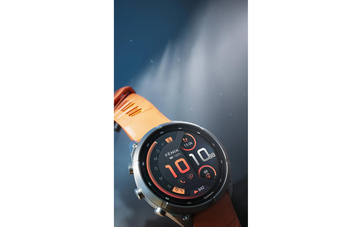 Garmin Fenix 9 Pro 43 mm GPS + Cellular – Titan, Shell Pink, 100 m, für Android, iPhone