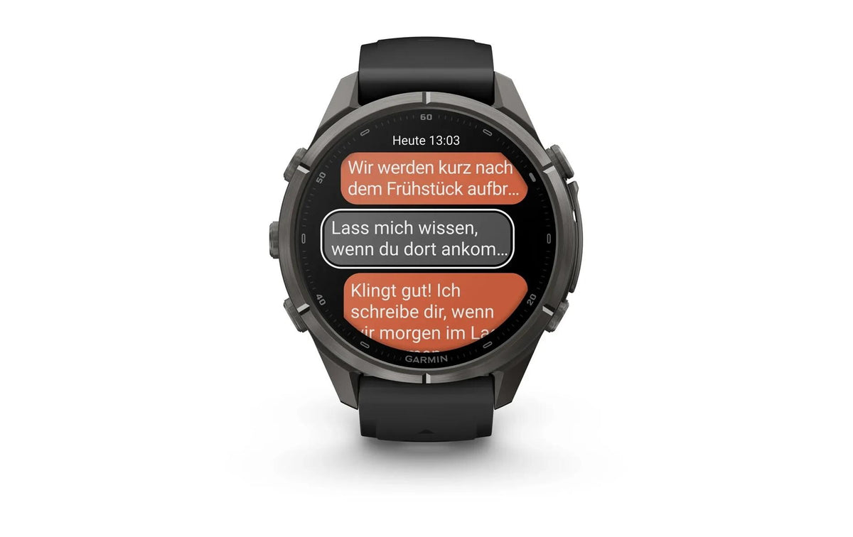 Garmin Fenix 9 Pro 43 mm GPS + Cellular – Titan Grau, 100 m, für Android, iOS