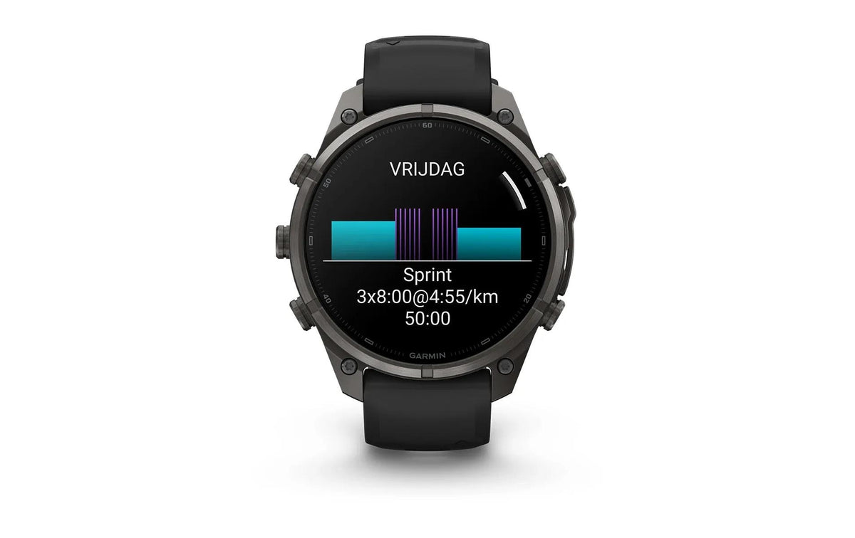 Garmin Fenix 9 Pro 47 mm GPS + Cellular – Titan Schwarz, Silikon Schwarz, 100 m
