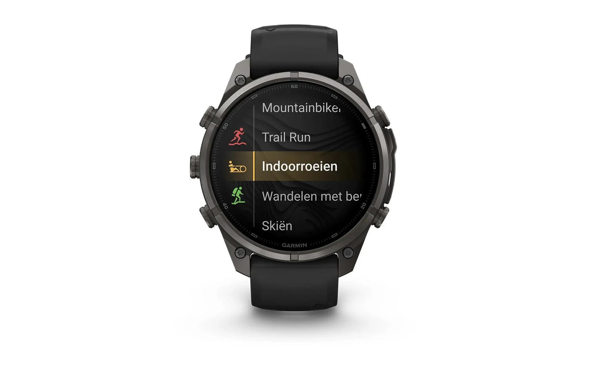 Garmin Fenix 9 Pro 47 mm GPS + Cellular – Titan Schwarz, Silikon Schwarz, 100 m
