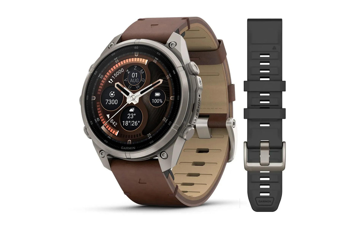 Garmin Fenix 9 Pro 47 mm GPS + Cellular – Titan Braun, 100 m, für Android, iOS