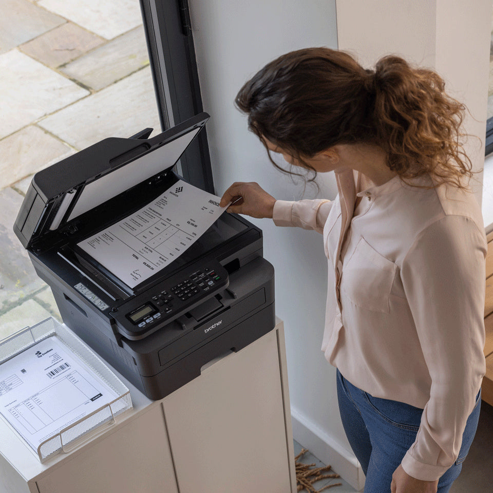 Brother MFC-L2800DW – S/W Laser-MFP A4, 4-in-1 – USB/LAN/WLAN – Duplex, ADF, 50 Blatt ADF – 32 ppm S/W
