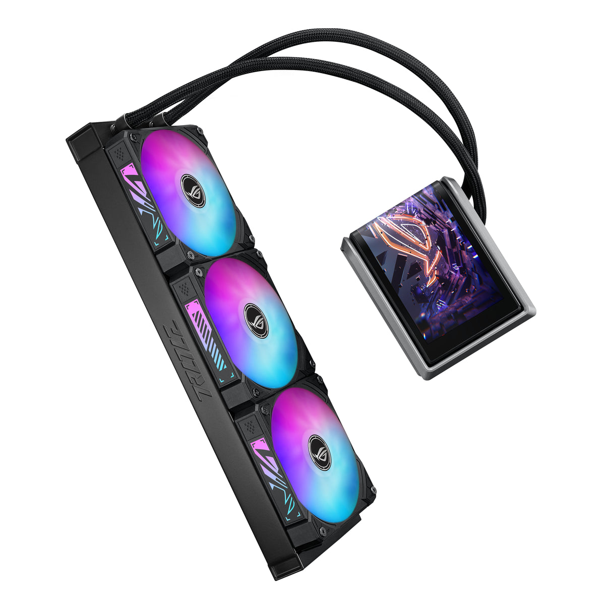 ASUS ROG RYUO IV 360 – AIO-Kühler – 360 mm, 3×120 mm, AMOLED-Display, für LGA 1700, AM5, LGA 1851, usw.