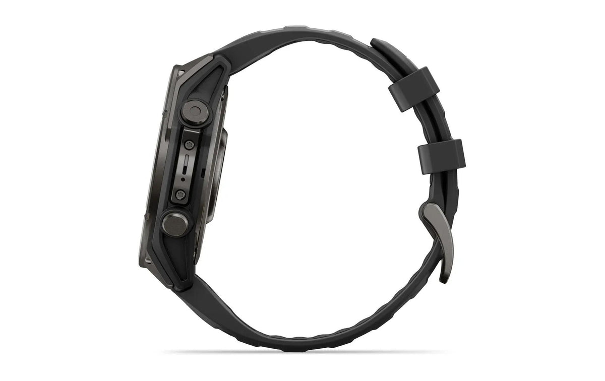 Garmin Fenix 9 47 mm GPS – Titan Carbongrau, Grau, 100 m, für Android, iOS