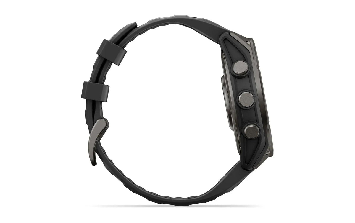 Garmin Fenix 9 47 mm GPS – Titan Carbongrau, Grau, 100 m, für Android, iOS