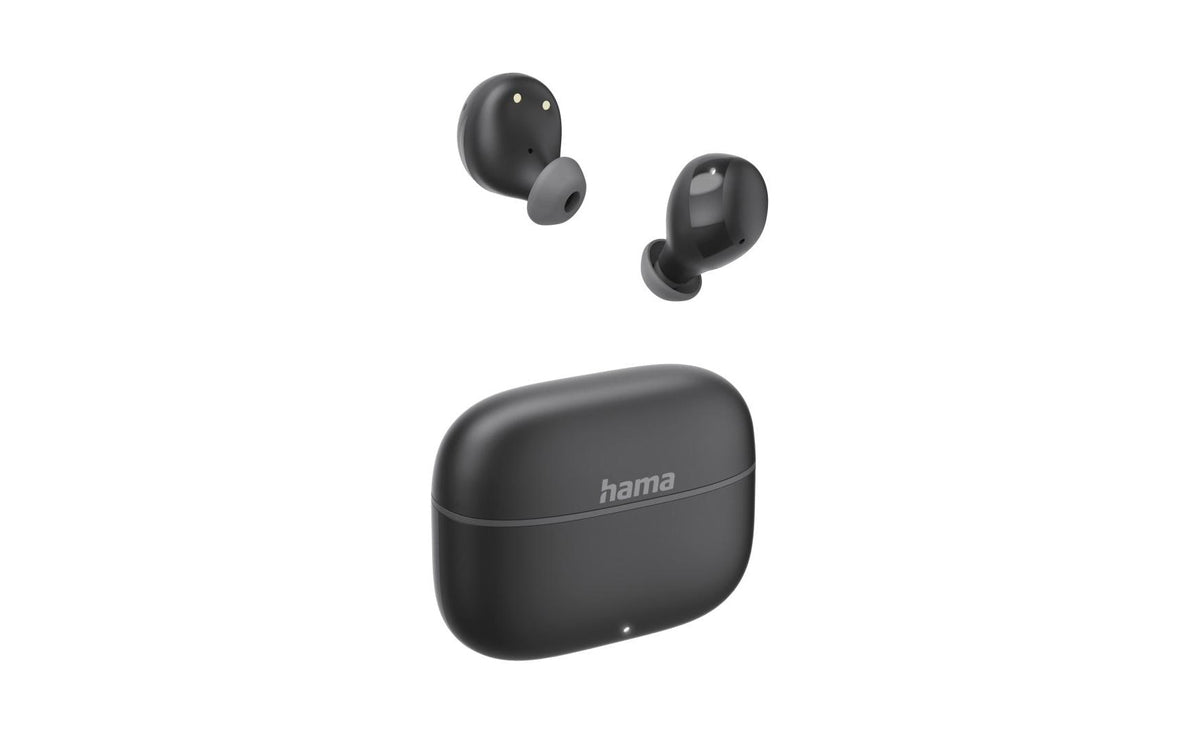Hama Freedom Buddy II TWS In-Ear – Stereo, mit Ladecase, Schwarz, BT 5,3