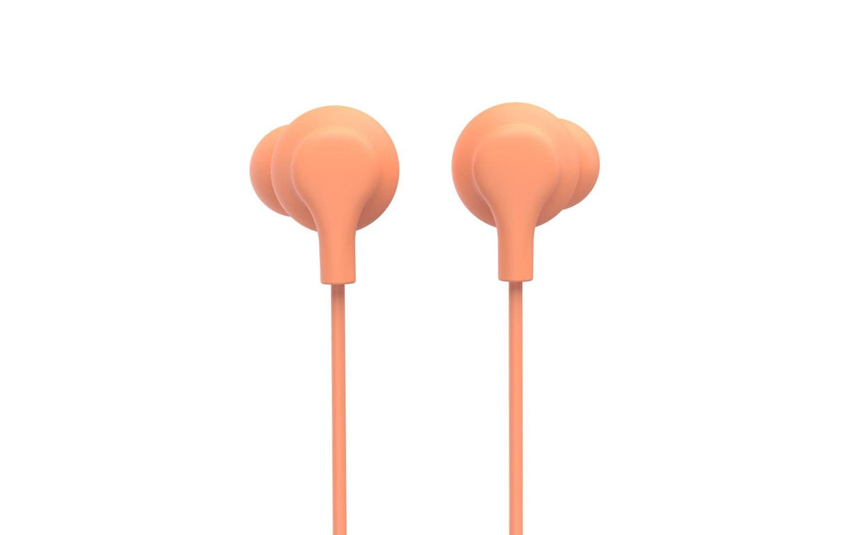 Hama Curly In-Ear Kopfhörer – Stereo, Kabelgebunden, Orange