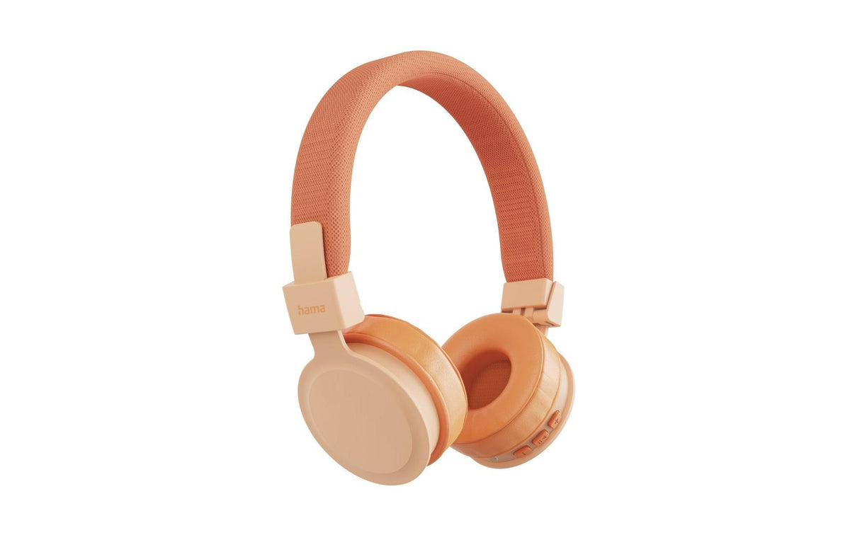 Hama Freedom Lit III On-Ear Kopfhörer – Stereo, Kabel + BT, Orange, BT 5.4
