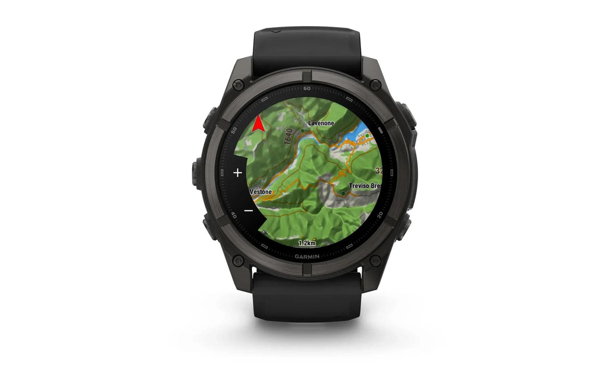 Garmin fēnix 9 51 mm GPS – Titan, Grau, 100 m, für Android, iPhone
