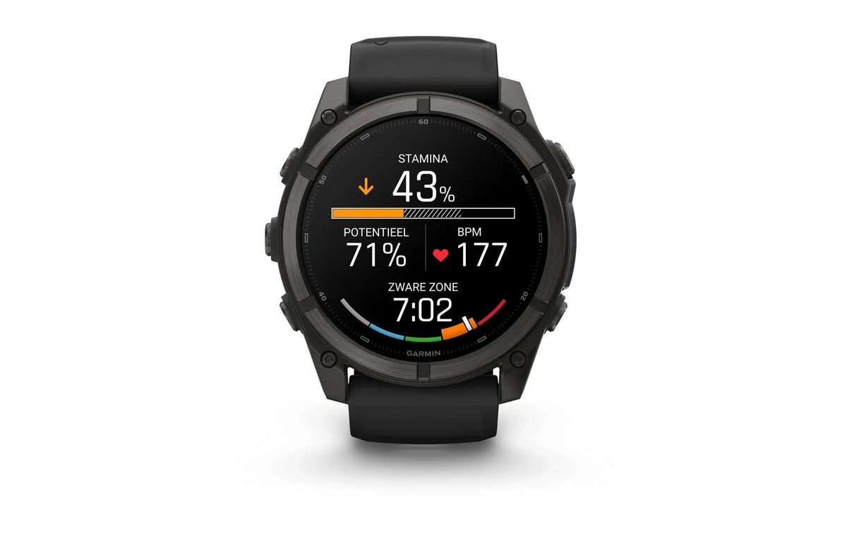 Garmin fēnix 9 51 mm GPS – Titan, Grau, 100 m, für Android, iPhone