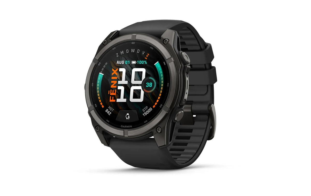Garmin fēnix 9 51 mm GPS – Titan, Grau, 100 m, für Android, iPhone