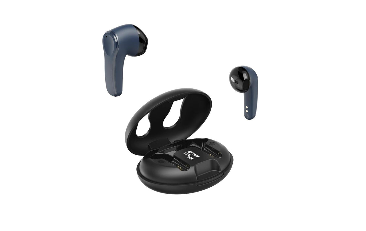 Hama Spirit Unchained TWS In-Ear – ANC, Qi-Ladecase, Schwarz/Blau, BT 5.3