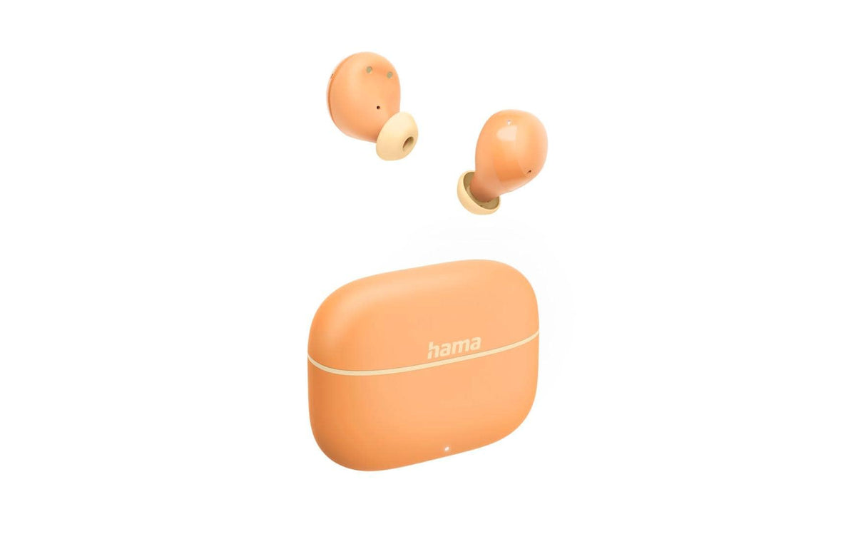 Hama Freedom Buddy II TWS In-Ear – Stereo, mit Ladecase, Orange, BT 5.3