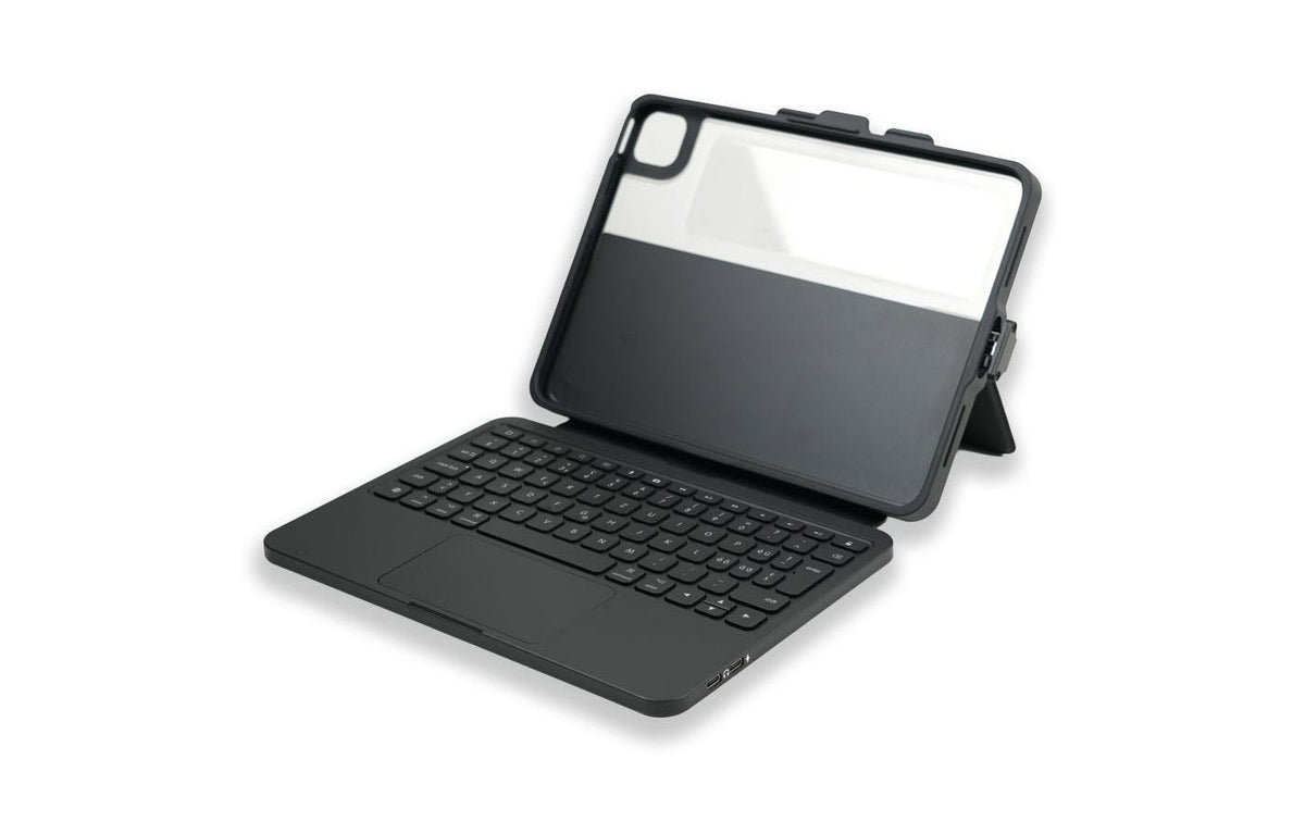 Lmp Tastatur-Case für Apple iPad 10,9" (10.–11. Gen.) – Kabelgebunden, mit Touchpad, USB-C-Anschluss – Schwarz