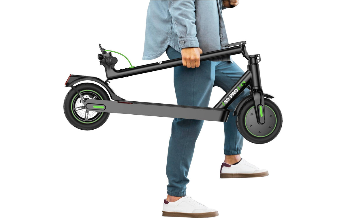 Insinwheel E-Scooter S9 PRO – faltbar, 350 W, 20 km/h, Reichweite bis 30 km, 270 Wh Akku – schwarz