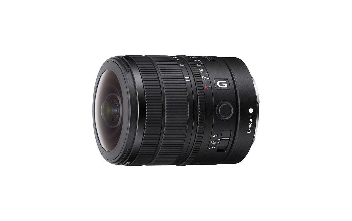 Sony SEL 8-14mm G Objektiv – 8–14 mm f/3,5–22, Fish-Eye – für Sony E-Mount