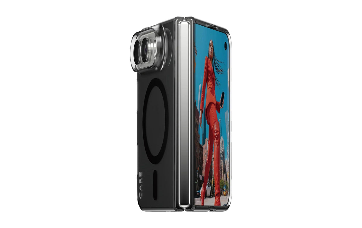 CARE Case SLIM Backcover – für Apple iPhone Duo, TPU, Smoke Gray, stossgeschützt, kratzfest