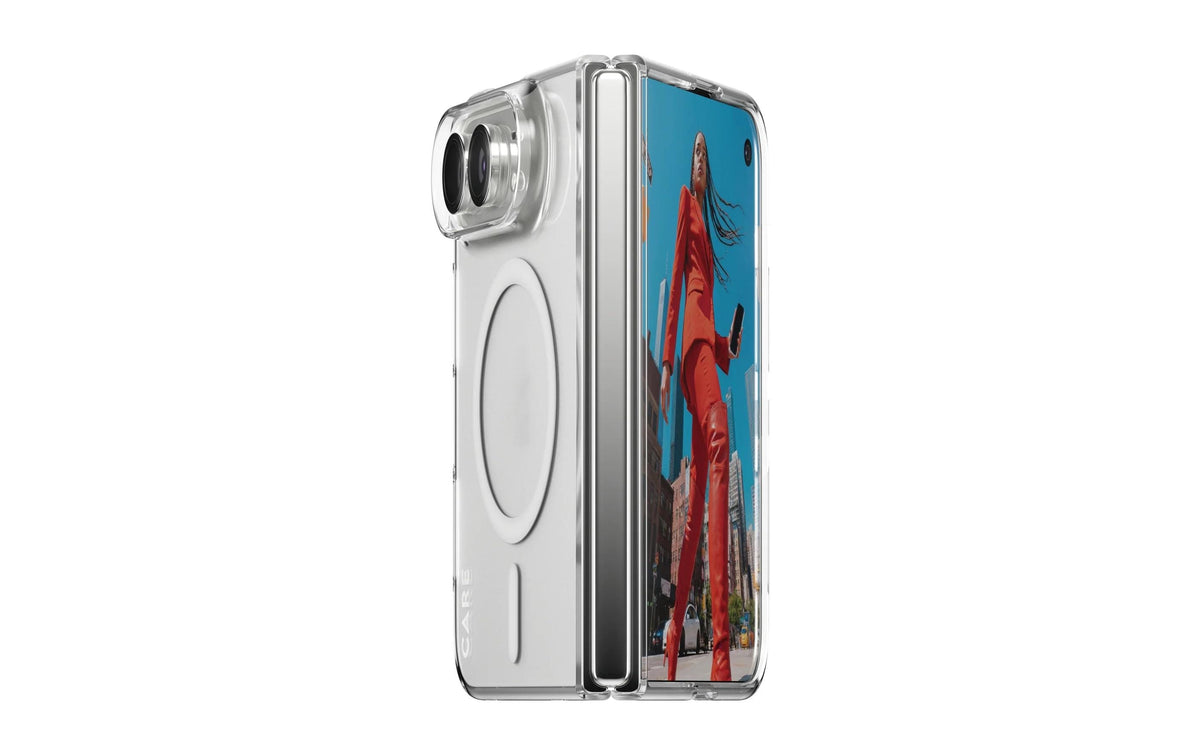 PanzerGlass CARE SLIM Backcover – für Apple iPhone Duo, MagSafe, PC+TPU, Transparent