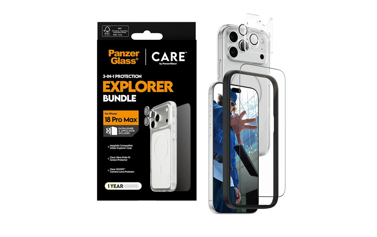 PanzerGlass Displayschutz (Panzerglas) – für iPhone 18 Pro Max – 3er-Pack