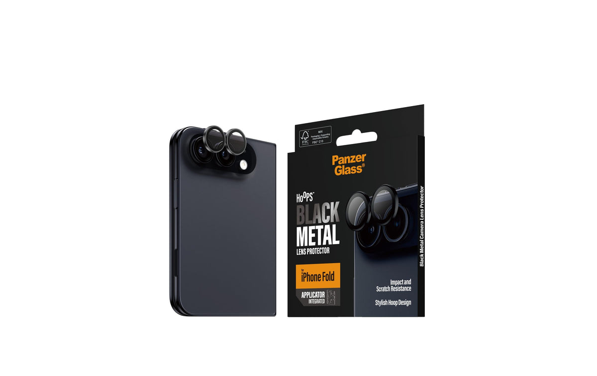 Panzerglass Hoops – Foto-/Video-Griff – für iPhone 18 Fold – Schwarz