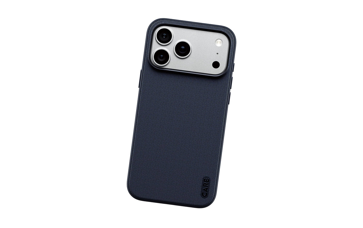 Care Fusion Backcover – für Apple iPhone 18 Pro Max, MagSafe, Textil, Blau