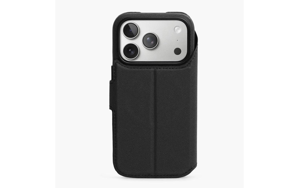 Vonmählen Fabric Folio – für Apple iPhone 18 Pro Max, Textil, Schwarz