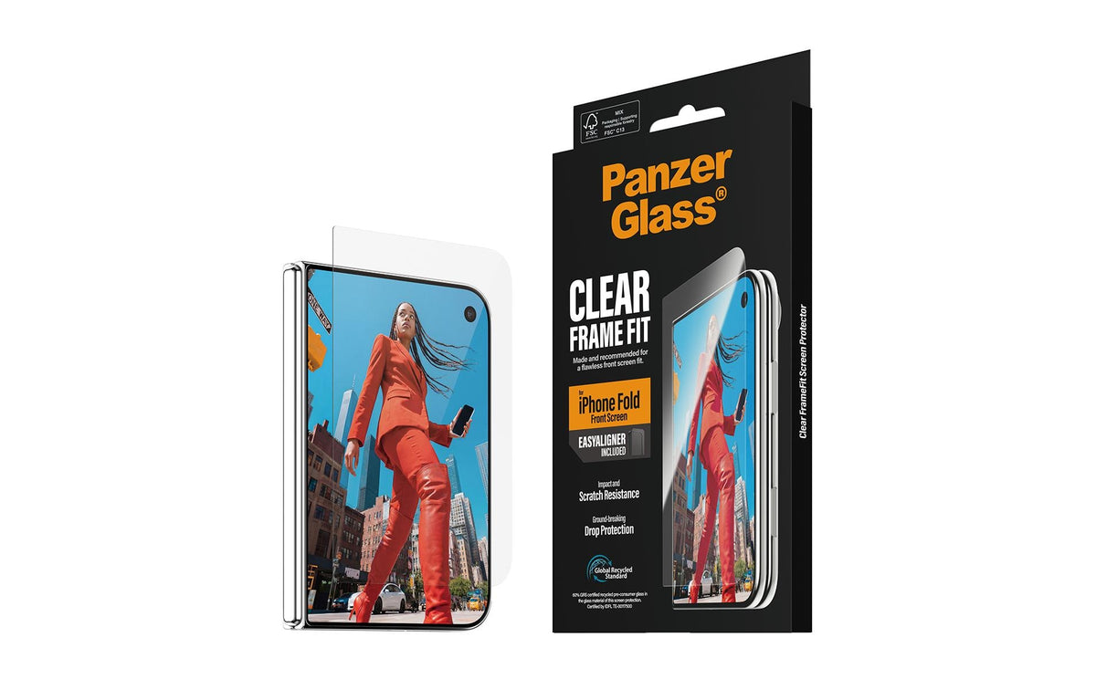 PanzerGlass Displayschutz (Folie), Case Friendly – für iPhone 2026 Fold – mit Applikator