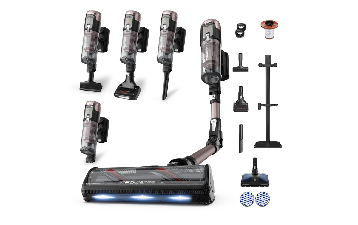 Rowenta Akkustaubsauger X-Force Flex 16.60 Animal Aqua, 2-in-1 – 120 min, 315 AW, Behälter 0,65 l