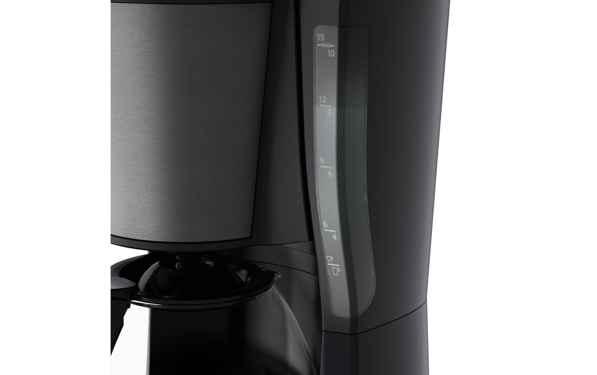 Tefal Subito Filterkaffeemaschine – 10 Tassen, 1,25 l, Permanentfilter, Schwarz