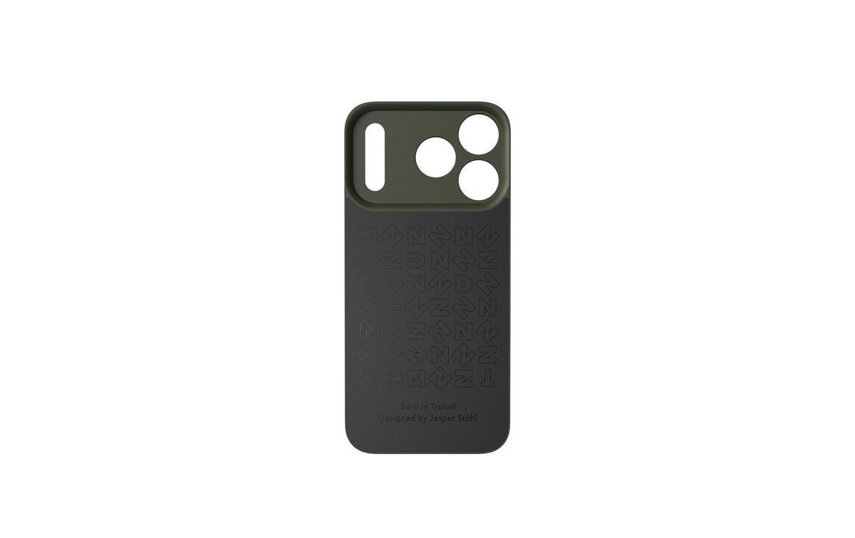 Nudient Slice – Backcover – für iPhone 17 Pro/18 Pro – MagSafe, Kunststoff+Silikon, Pine Green